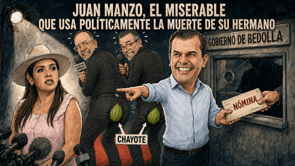 Juan Manzo, el miserable que usa políticamente la muerte de su&nbsp;hermano