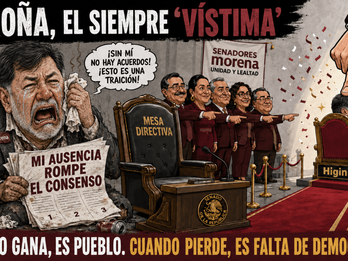 Noroña, el siempre&nbsp;“vístima”